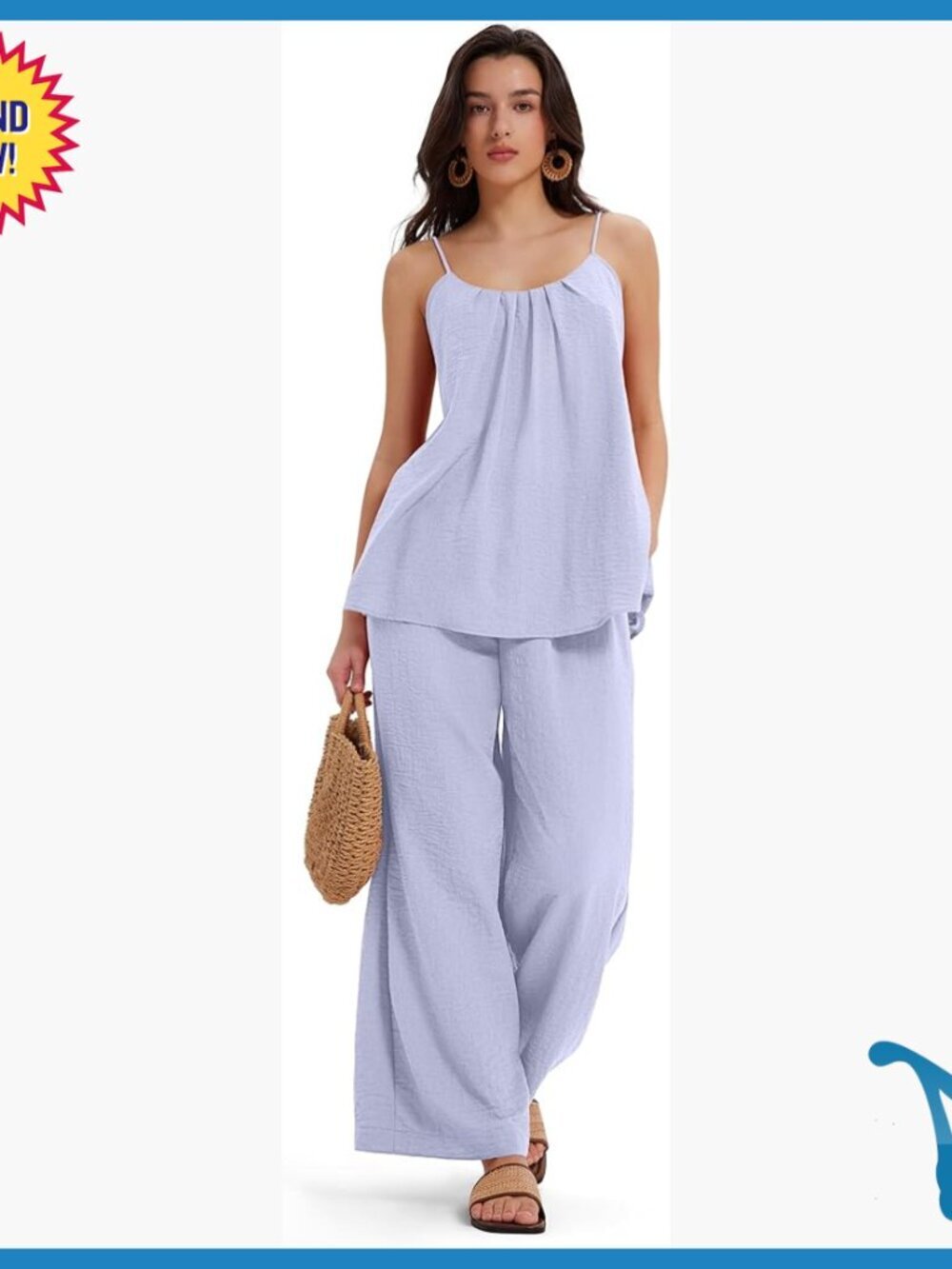 Linen Two Piece Set Backless Lounge Outfit Summer Travel Beach